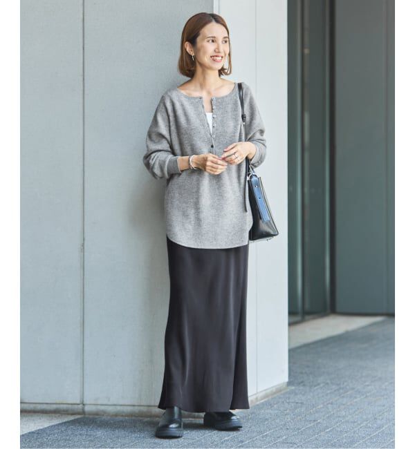 FRAMeWORK「≪追加≫シルキーキュプラバイアススカート2」|スカート|