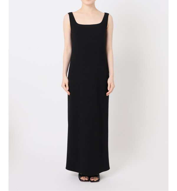 NOBLE「【洗える】ニットライクジョーゼット2wayワンピース」|ワンピース|