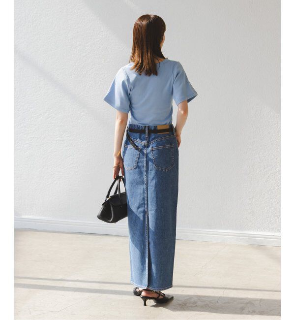 NOBLE「BY MALENE BIRGER/バイマレーネビルガー リブUネックTEE」|Tシャツ・カットソー|