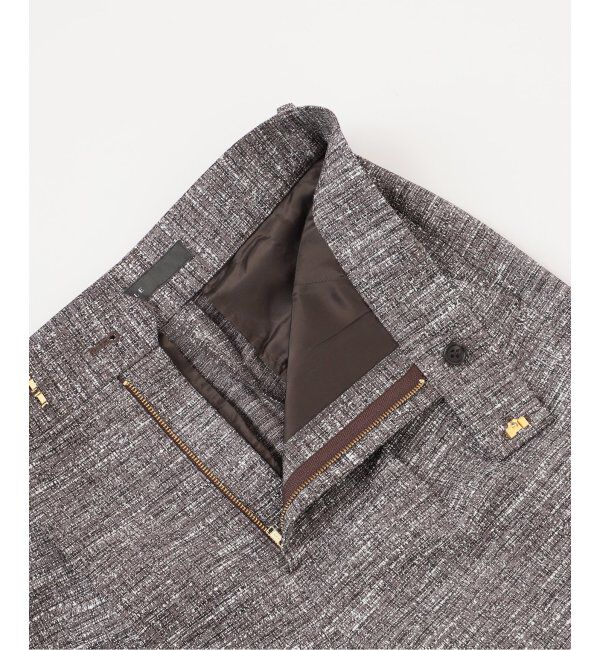 NOBLE「ライトツイードスラックスパンツ」|スラックス|