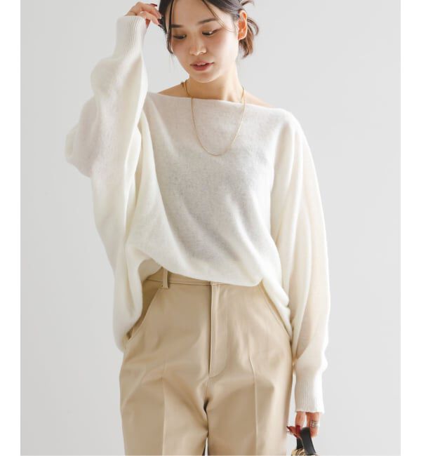 NOBLE「《WEB・一部店舗限定追加2》ファインウールドルマンプルオーバー」|ニット・セーター|