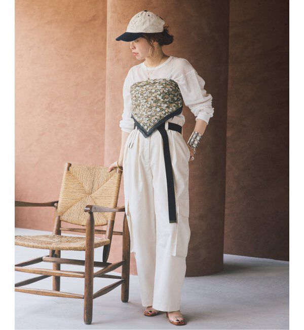 FRAMeWORK「oll*FRAMeWORK ハイウエストカーゴパンツ」|カーゴ|