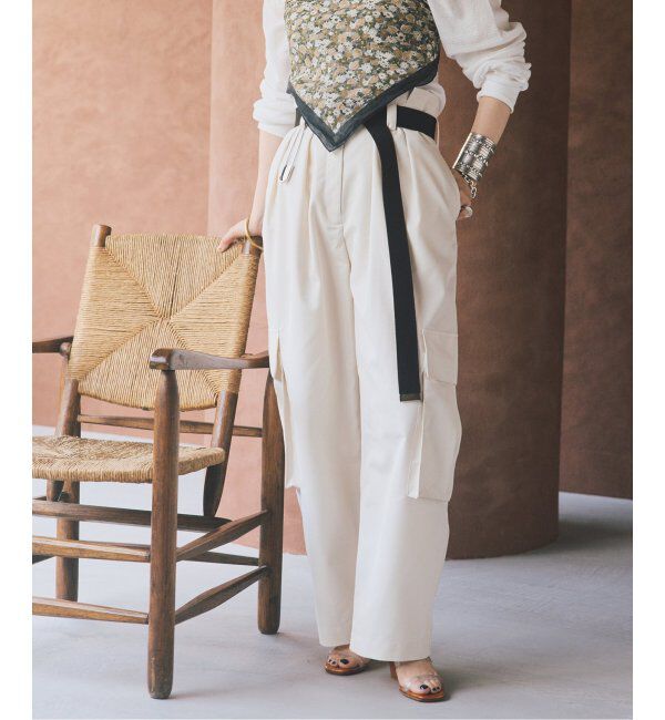 FRAMeWORK「oll*FRAMeWORK ハイウエストカーゴパンツ」|カーゴ|