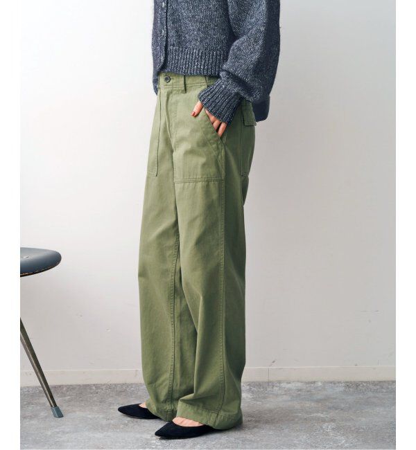 Spick and Span「《追加》ルーズベイカーパンツ」|カーゴ|