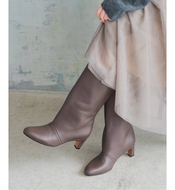 Spick and Span「《追加》REMME/レメ 別注ミドルブーツ」|ショートブーツ|ブラウン