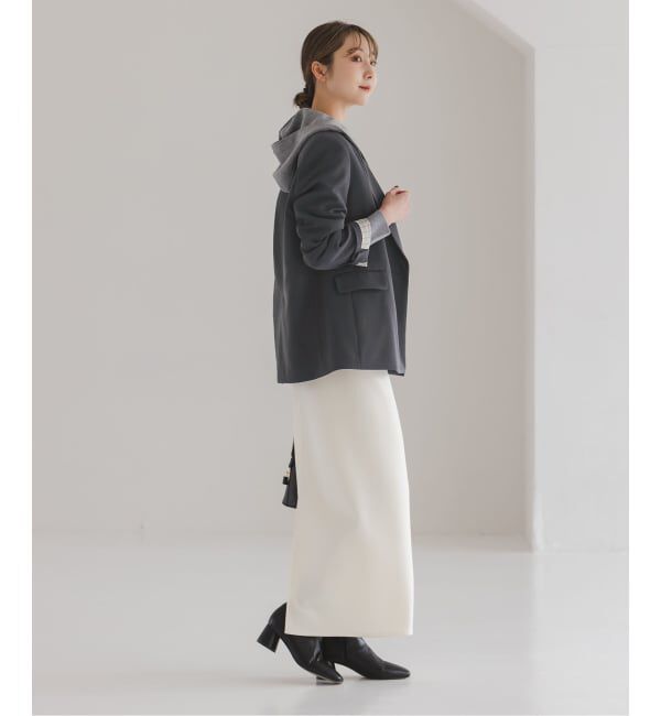 NOBLE「《追加・セットアップ対応》フローツイルピークドラペルジャケット」|テーラードジャケット|