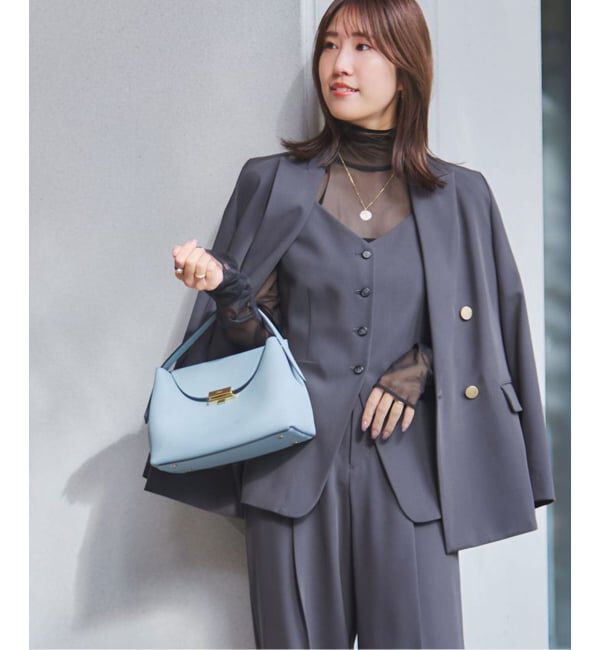 NOBLE「《追加・セットアップ対応》フローツイルピークドラペルジャケット」|テーラードジャケット|