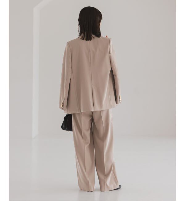 NOBLE「《追加・セットアップ対応》フローツイルピークドラペルジャケット」|テーラードジャケット|