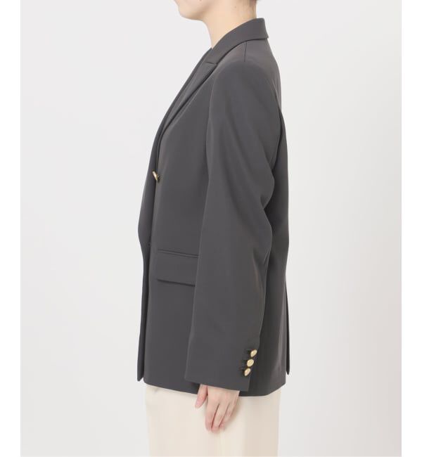 NOBLE「《追加・セットアップ対応》フローツイルピークドラペルジャケット」|テーラードジャケット|