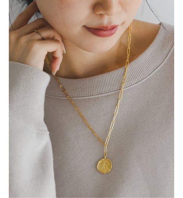 NOBLE「chibi jewels/チビジュエルズ Letter Coin Necklace」|ネックレス|