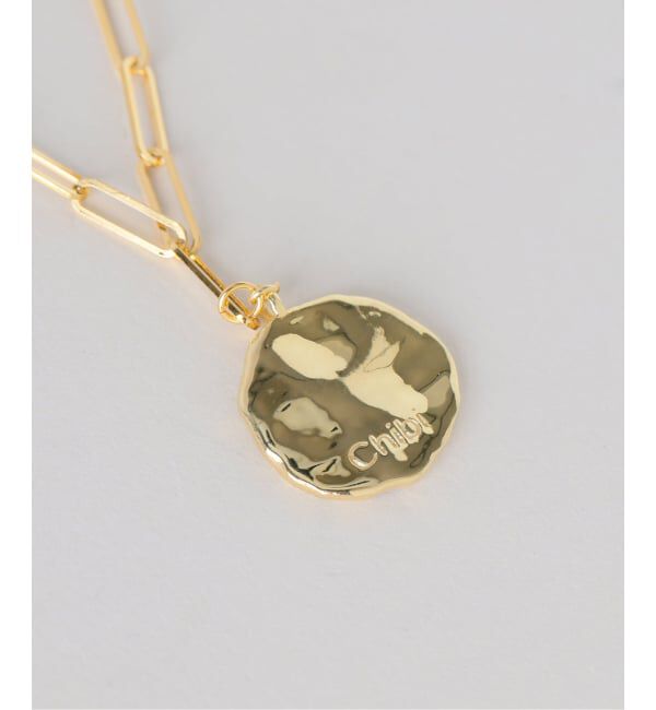 NOBLE「chibi jewels/チビジュエルズ Letter Coin Necklace」|ネックレス|