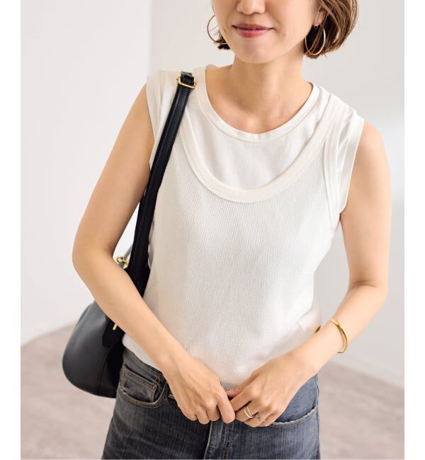 FRAMeWORK「≪追加≫メッシュタンクトップ」|タンクトップ|