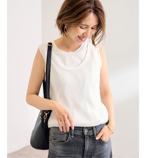 FRAMeWORK「≪追加≫メッシュタンクトップ」|タンクトップ|