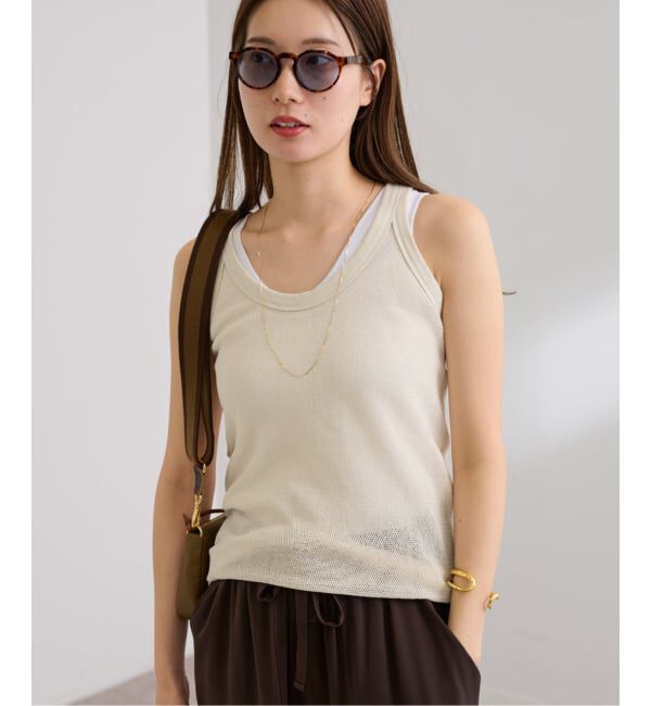 FRAMeWORK「≪追加≫メッシュタンクトップ」|タンクトップ|