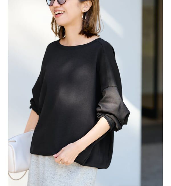 FRAMeWORK「≪一部カラーWEB限定 / 追加≫コクーンプルオーバー」|Tシャツ・カットソー|ブラック