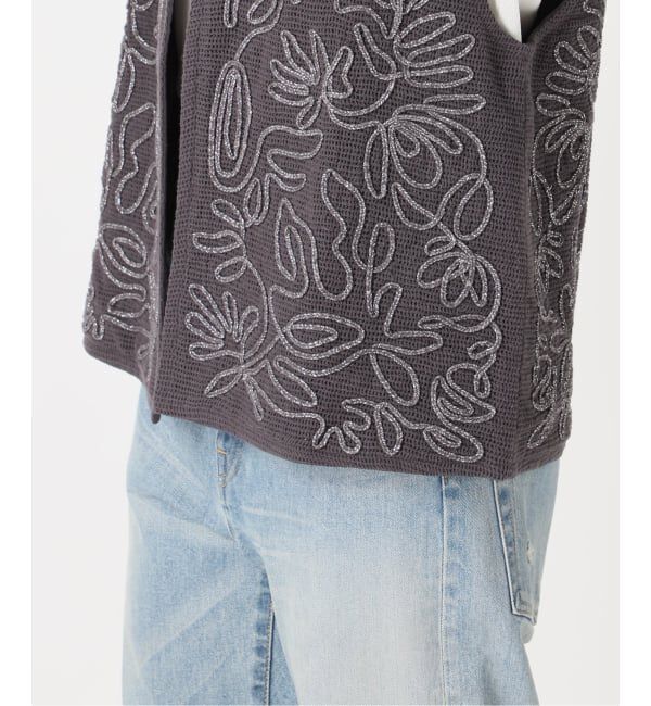 FRAMeWORK「メッシュエンブロイダリーベスト」|ダウンベスト・ベスト|