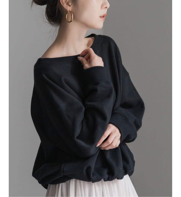 NOBLE「《追加・セットアップ対応》スビンコットンスウェットトップス」|スウェット・ジャージ|