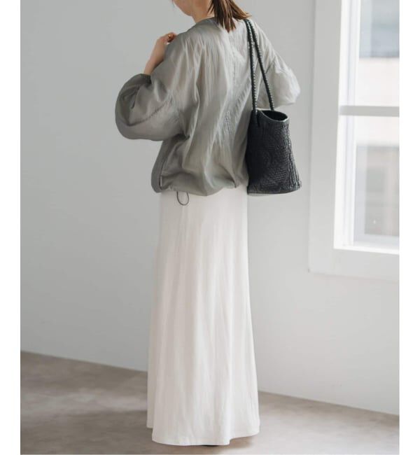 Spick and Span「《WEB限定 / 追加予約》シアーフロントZIPブルゾン」|その他|