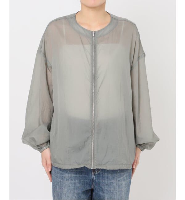 Spick and Span「《WEB限定 / 追加予約》シアーフロントZIPブルゾン」|その他|