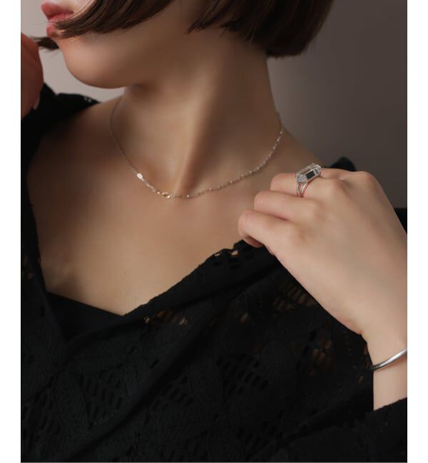 Spick and Span「《予約》【SAMH by LILAS】 ハーモニークォーツリング SV」|リング|