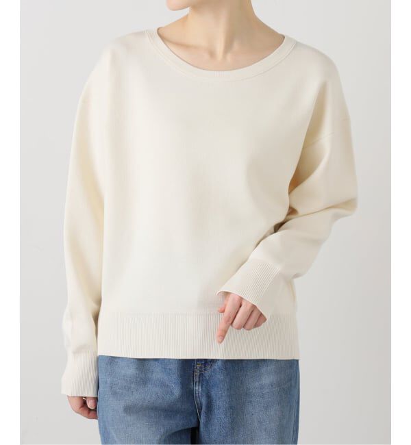  「《追加2》【洗える】接結クルーネックプルオーバー」|ニット・セーター|