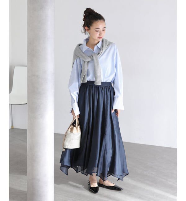  「【洗える】インターシャロゴニット」|ニット・セーター|