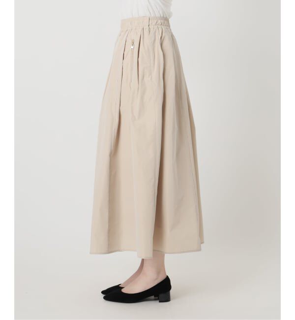  「【洗える】タフタジップポケットスカート」|スカート|