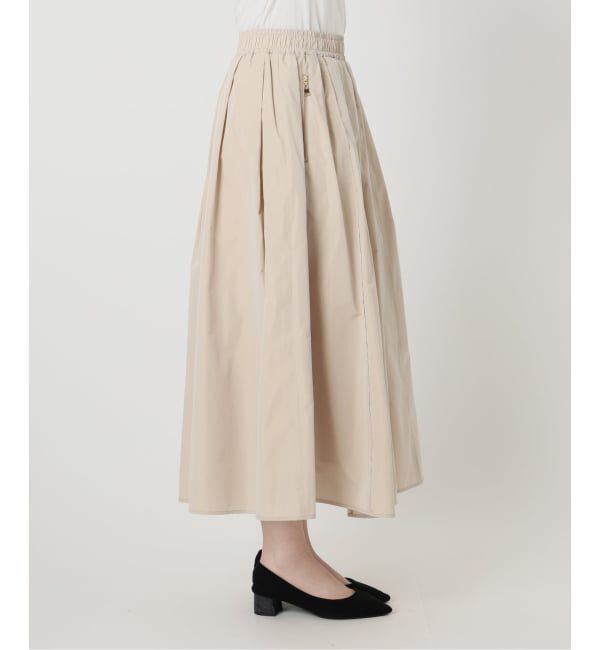  「【洗える】タフタジップポケットスカート」|スカート|