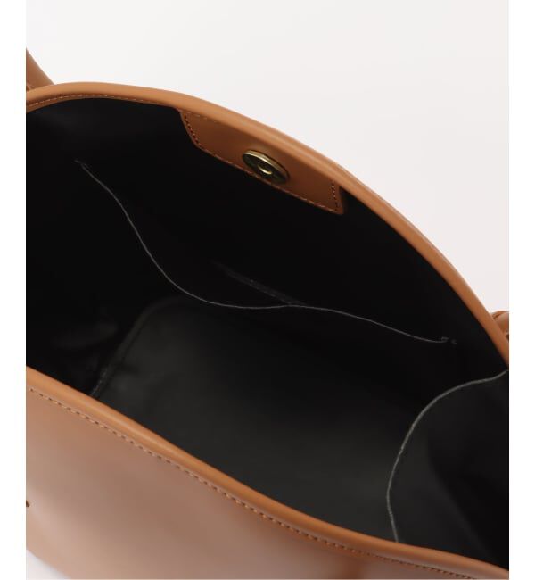  「M Rose/エンメローズ ラウンドレザートートバッグ」|トートバッグ|