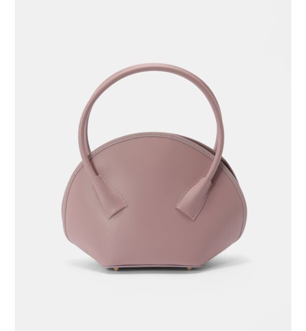  「M Rose/エンメローズ ラウンドレザートートバッグ」|トートバッグ|