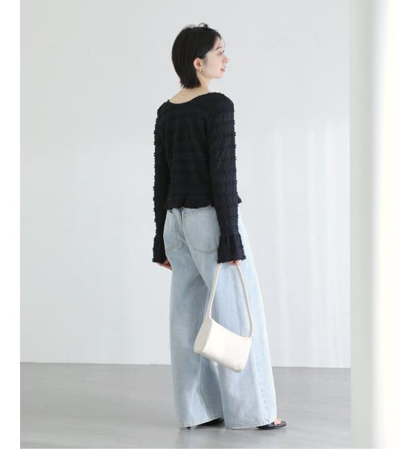  「【洗える】Mewl / ミュール ミニフリル2WAYカーデ」|カーディガン|