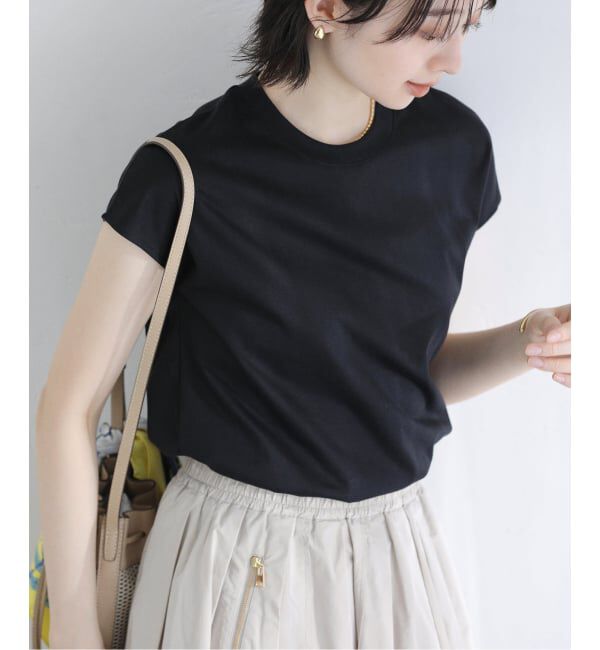  「《予約》【洗える】接触冷感スムースハイネックプルオーバー」|Tシャツ・カットソー|ブラック