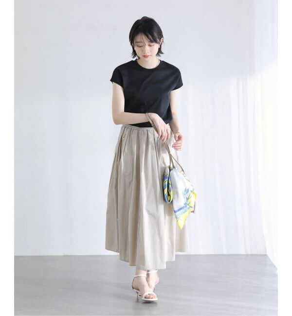  「《予約》【洗える】接触冷感スムースハイネックプルオーバー」|Tシャツ・カットソー|