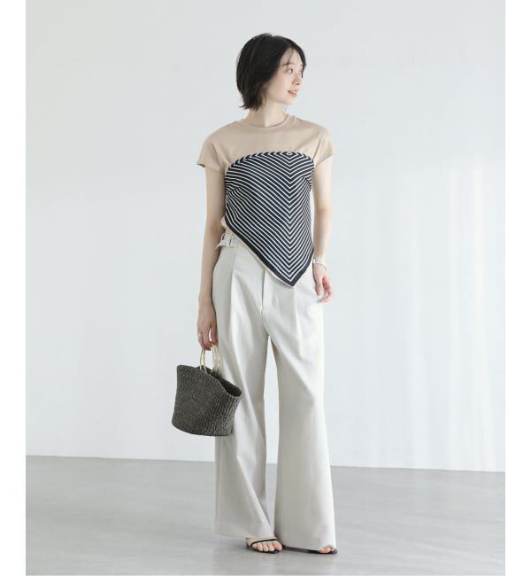  「《予約》【洗える】接触冷感スムースハイネックプルオーバー」|Tシャツ・カットソー|