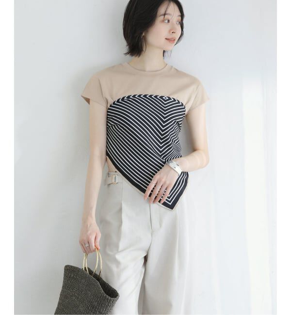  「《予約》【洗える】接触冷感スムースハイネックプルオーバー」|Tシャツ・カットソー|