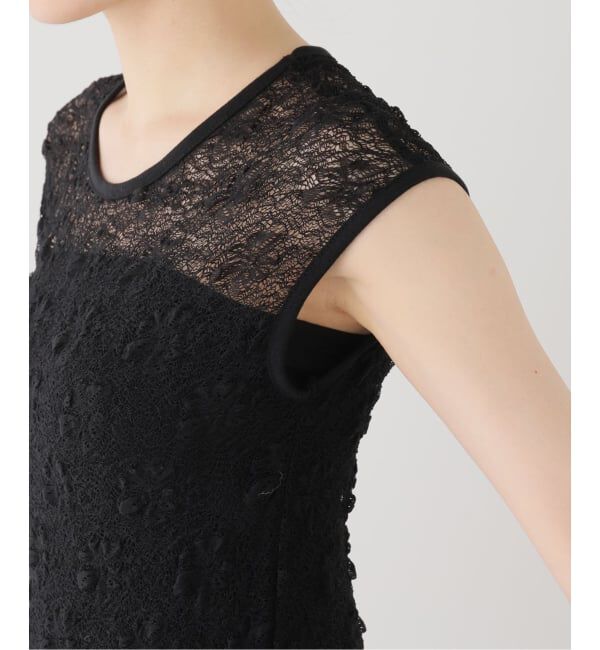  「【洗える】Mewl / ミュール レースフレンチタンク」|タンクトップ|