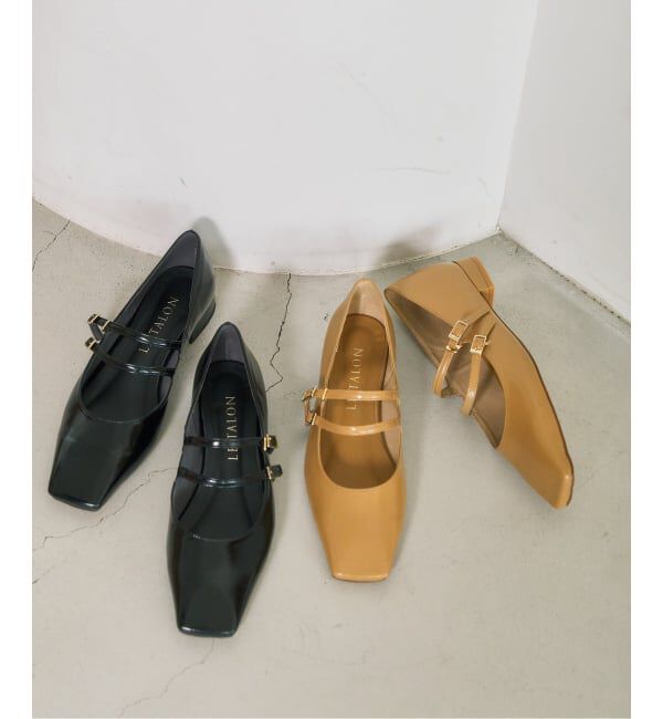  「《追加》スクエアWストラップメリージェーン」|パンプス|