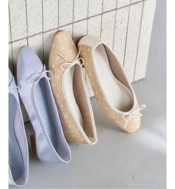  「《予約》フレンチスクエアバレエ」|バレエシューズ|ベージュ