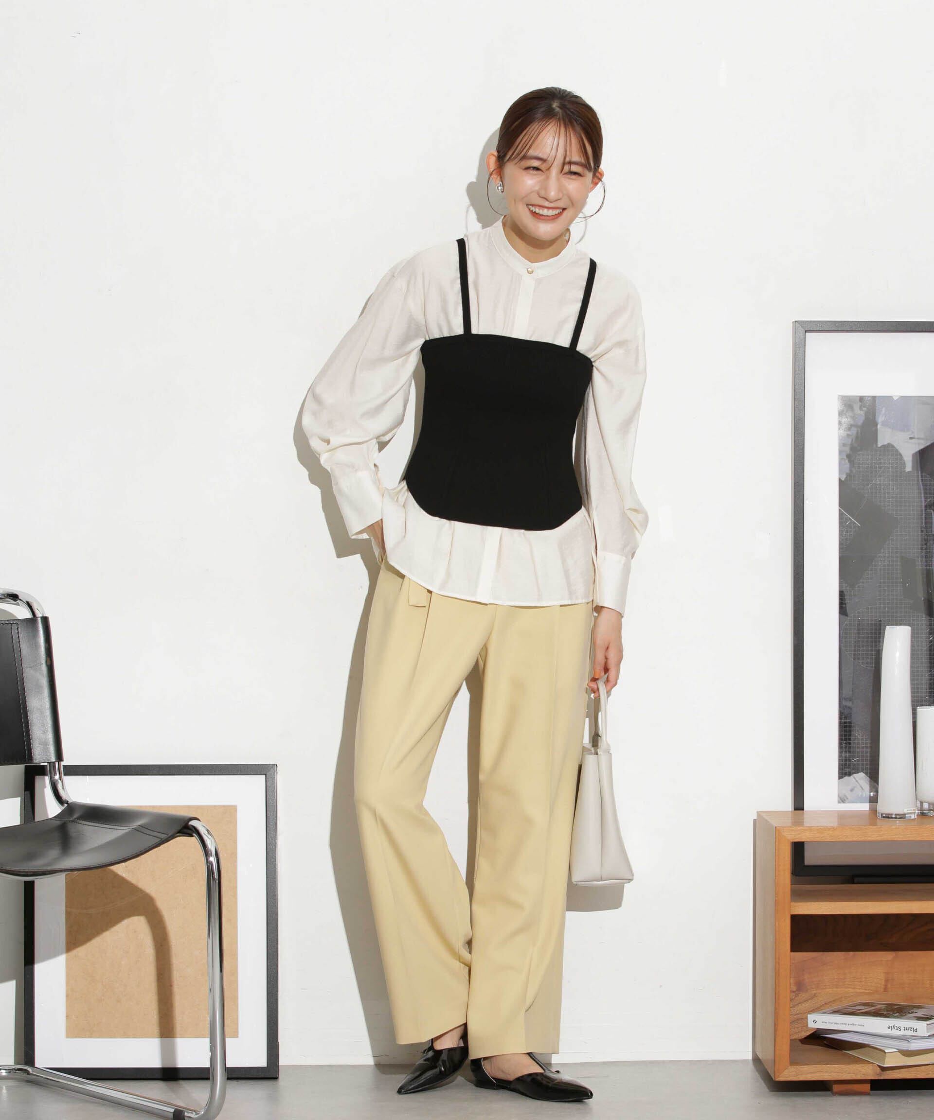 nano･universe「ベルト付きセミワイドツイルパンツ」|その他|