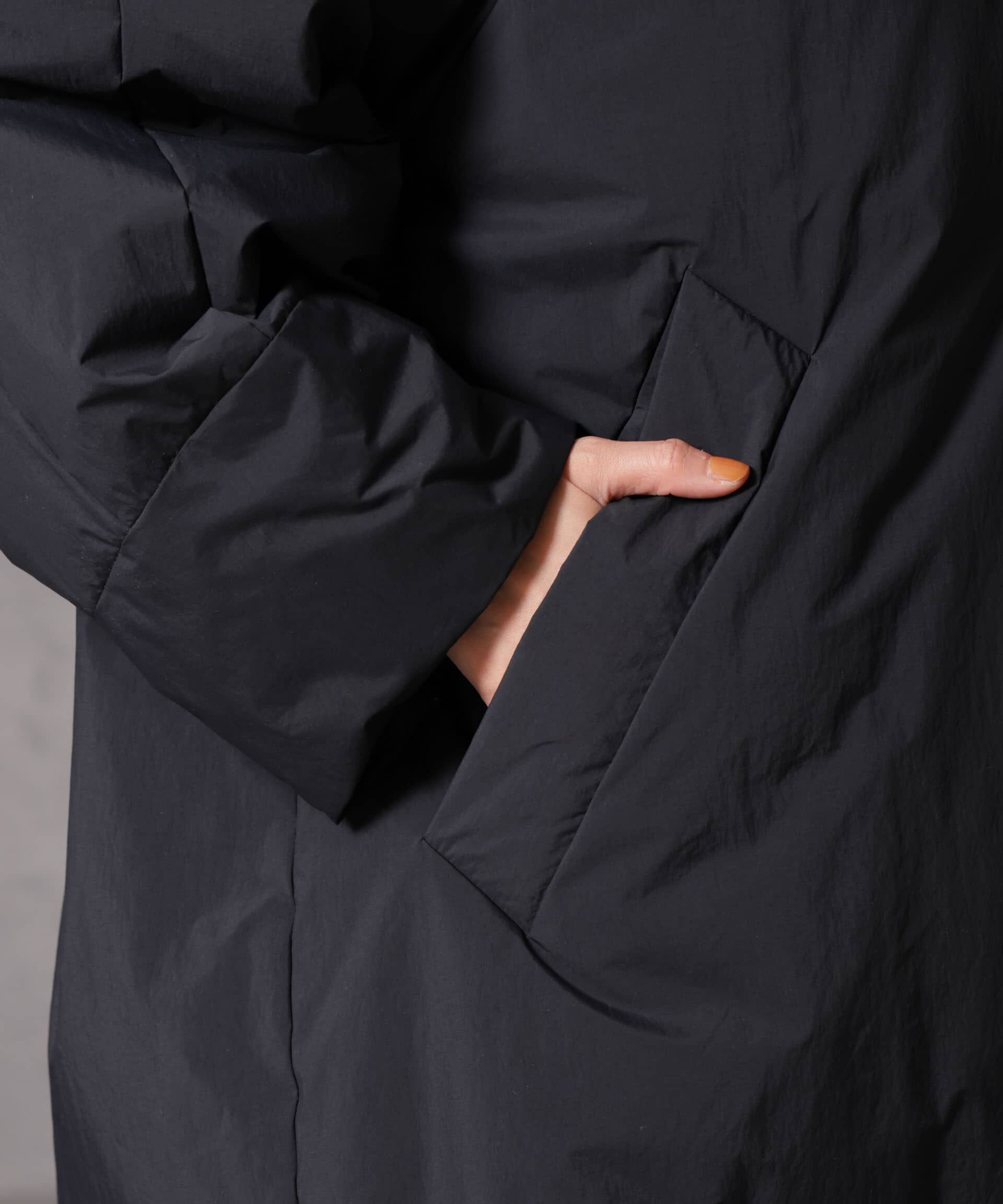 nano･universe「「西川ダウン(R)」ミドル丈バックタックコート」|ダウン|