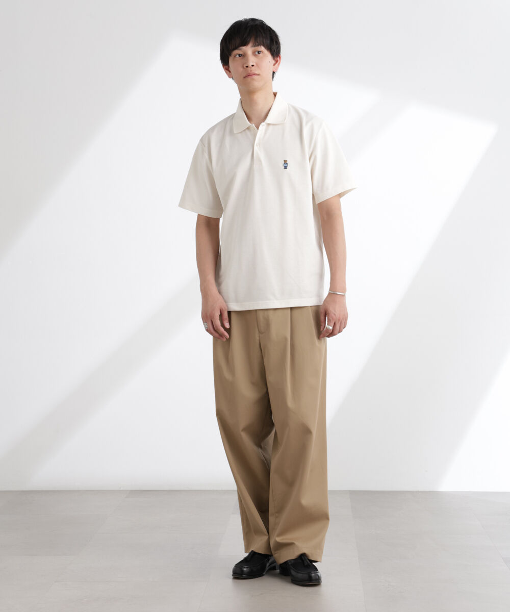 nano･universe「ナノベア鹿の子ポロシャツ 半袖」|Tシャツ・カットソー|