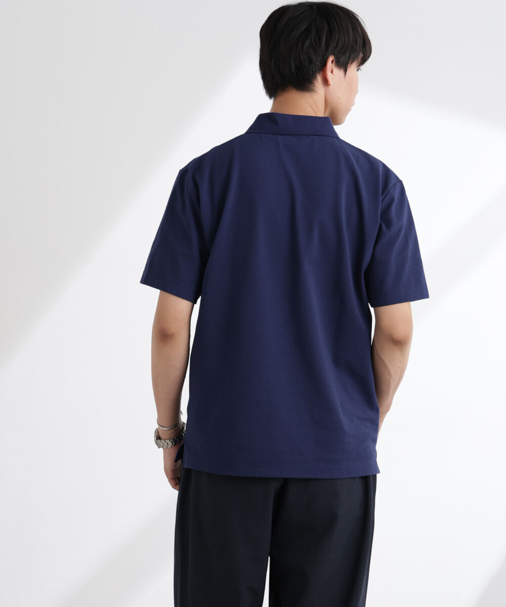 nano･universe「ナノベア鹿の子ポロシャツ 半袖」|Tシャツ・カットソー|