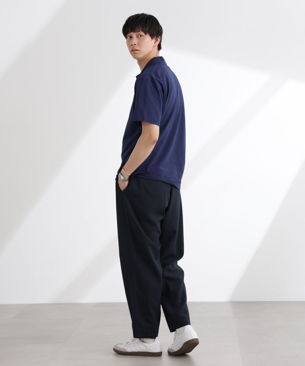 nano･universe「ナノベア鹿の子ポロシャツ 半袖」|Tシャツ・カットソー|