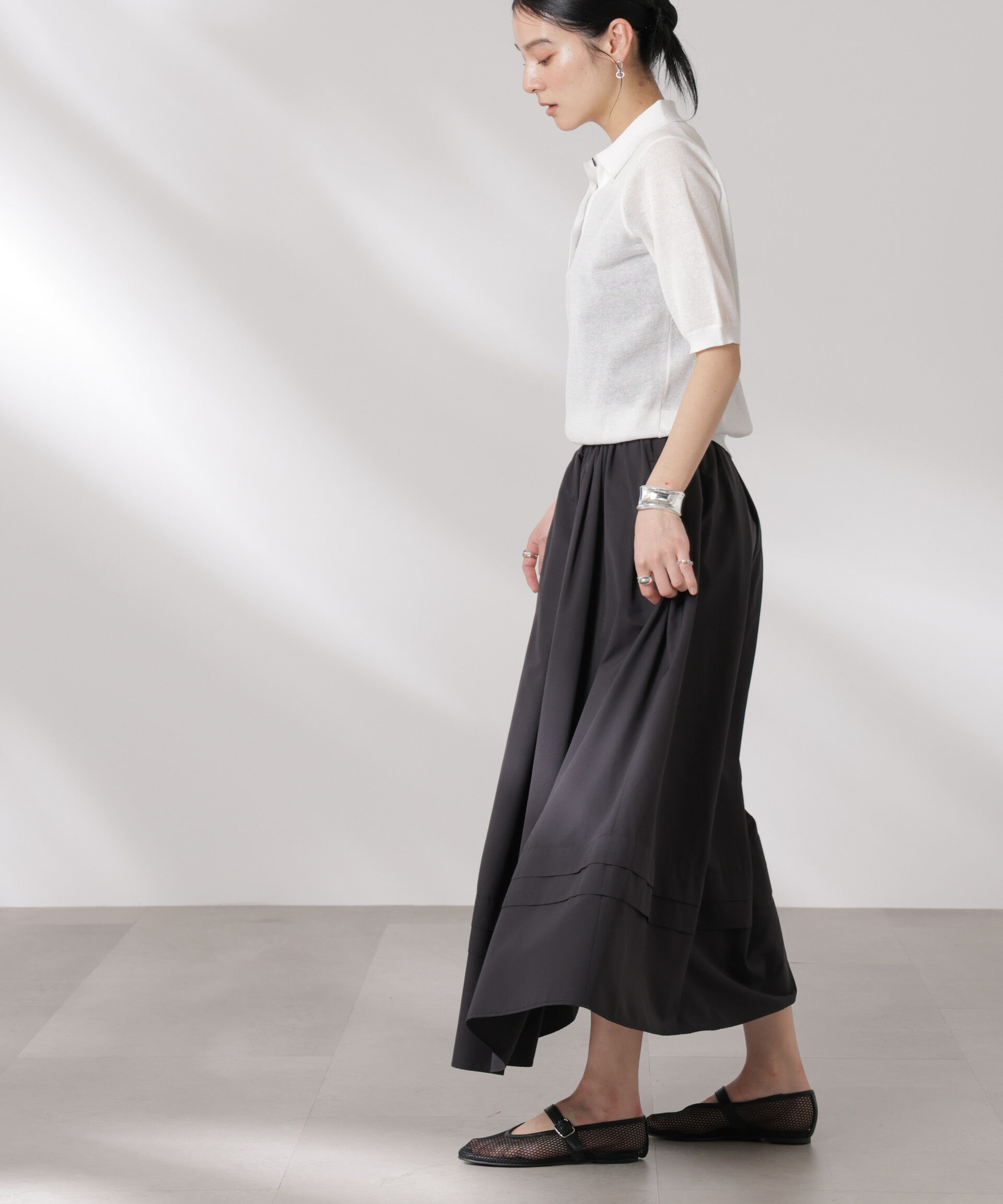 nano･universe「MINOTECH(R)イレギュラータックスカート」|スカート|