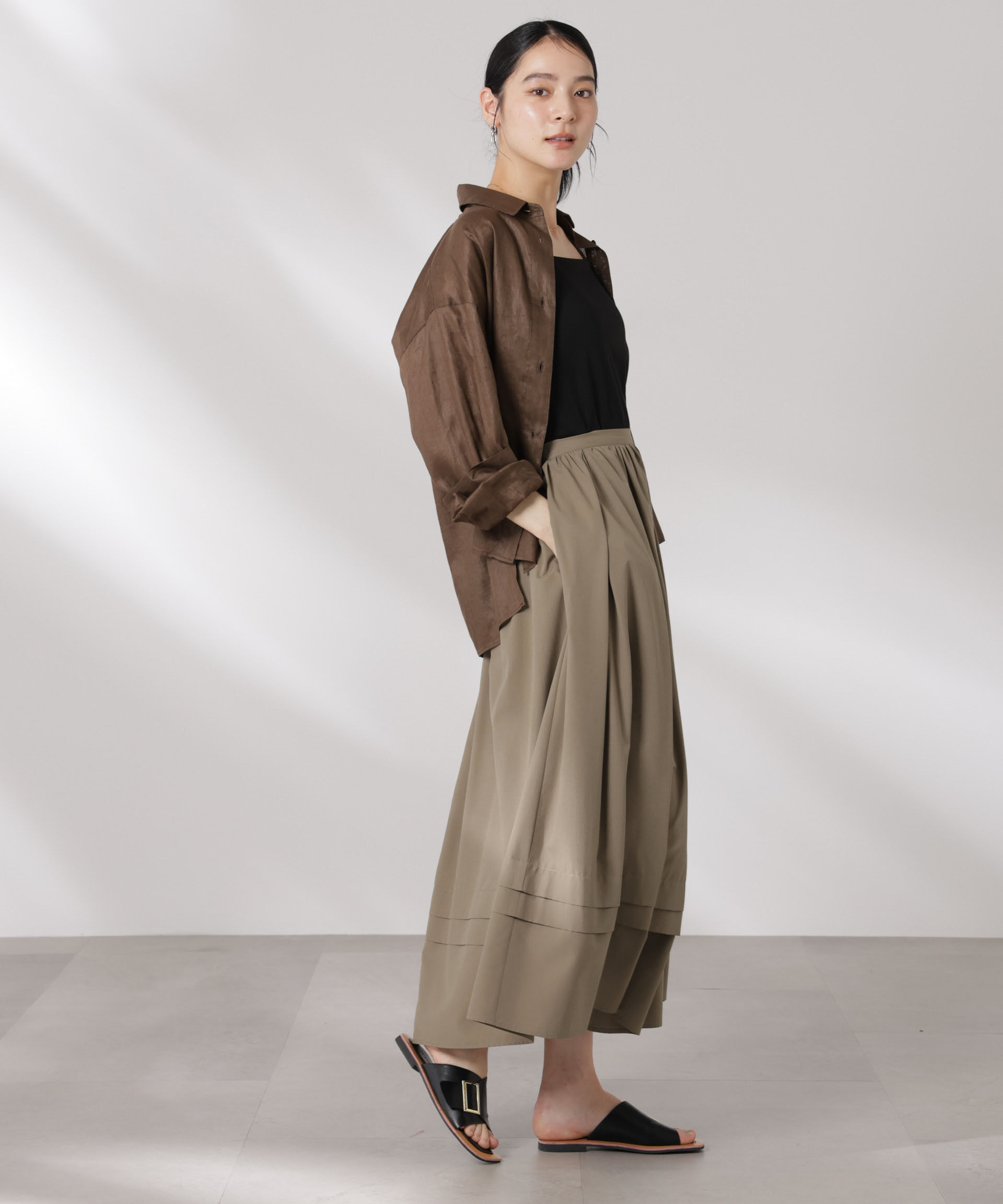 nano･universe「MINOTECH(R)イレギュラータックスカート」|スカート|