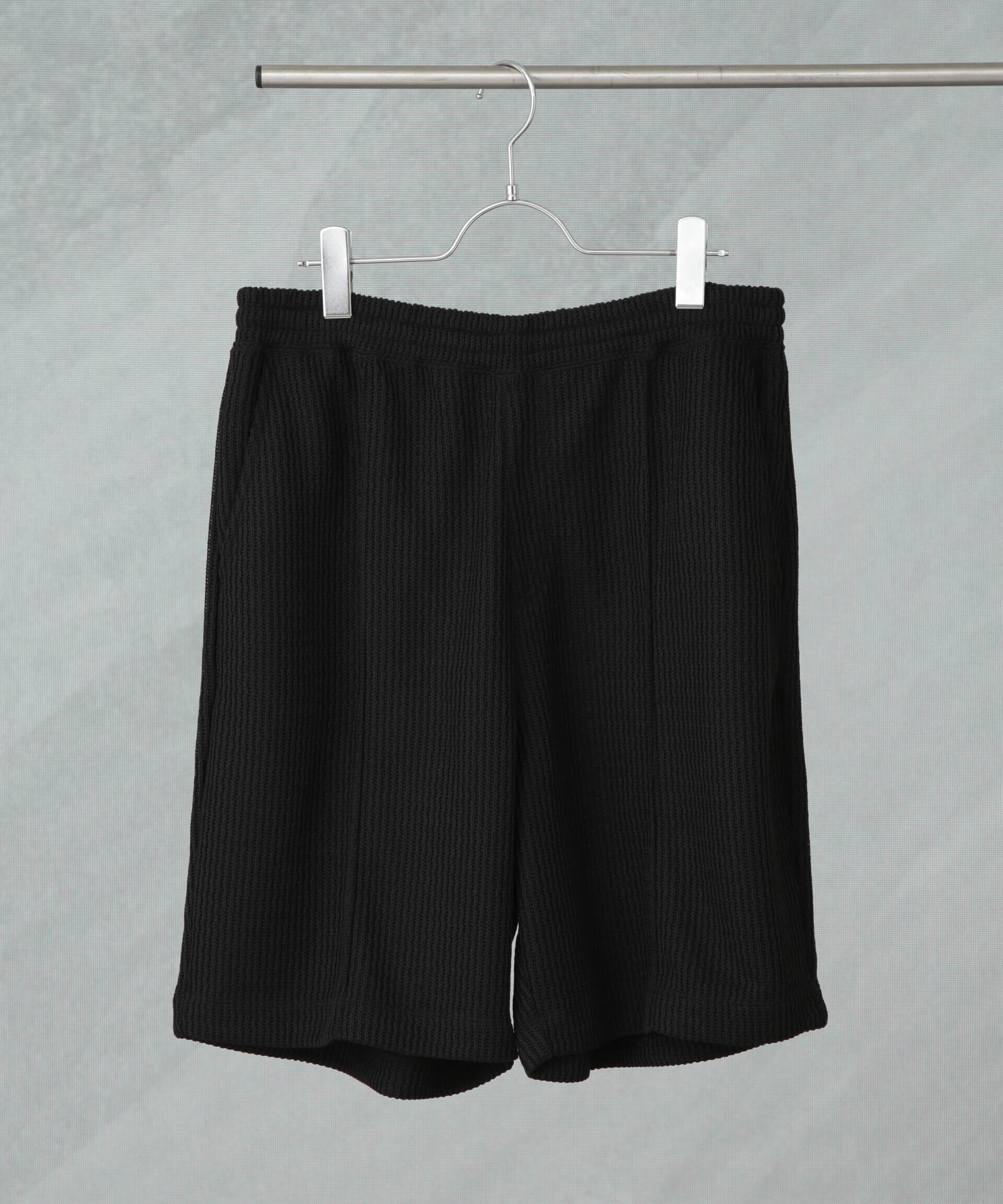 nano･universe「ジャガードニットソーショートパンツ（セットアップ可）」|チノ|