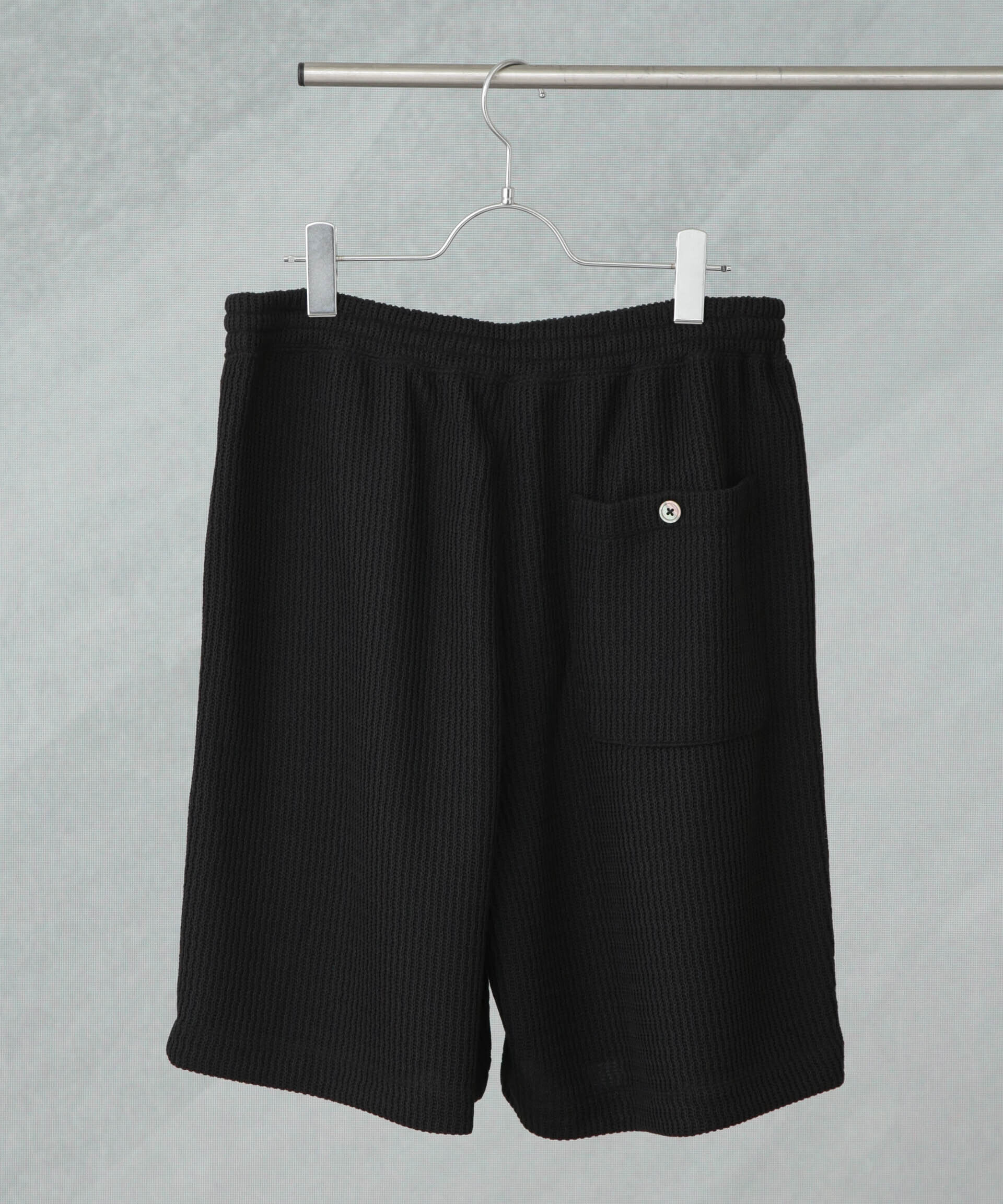 nano･universe「ジャガードニットソーショートパンツ（セットアップ可）」|チノ|