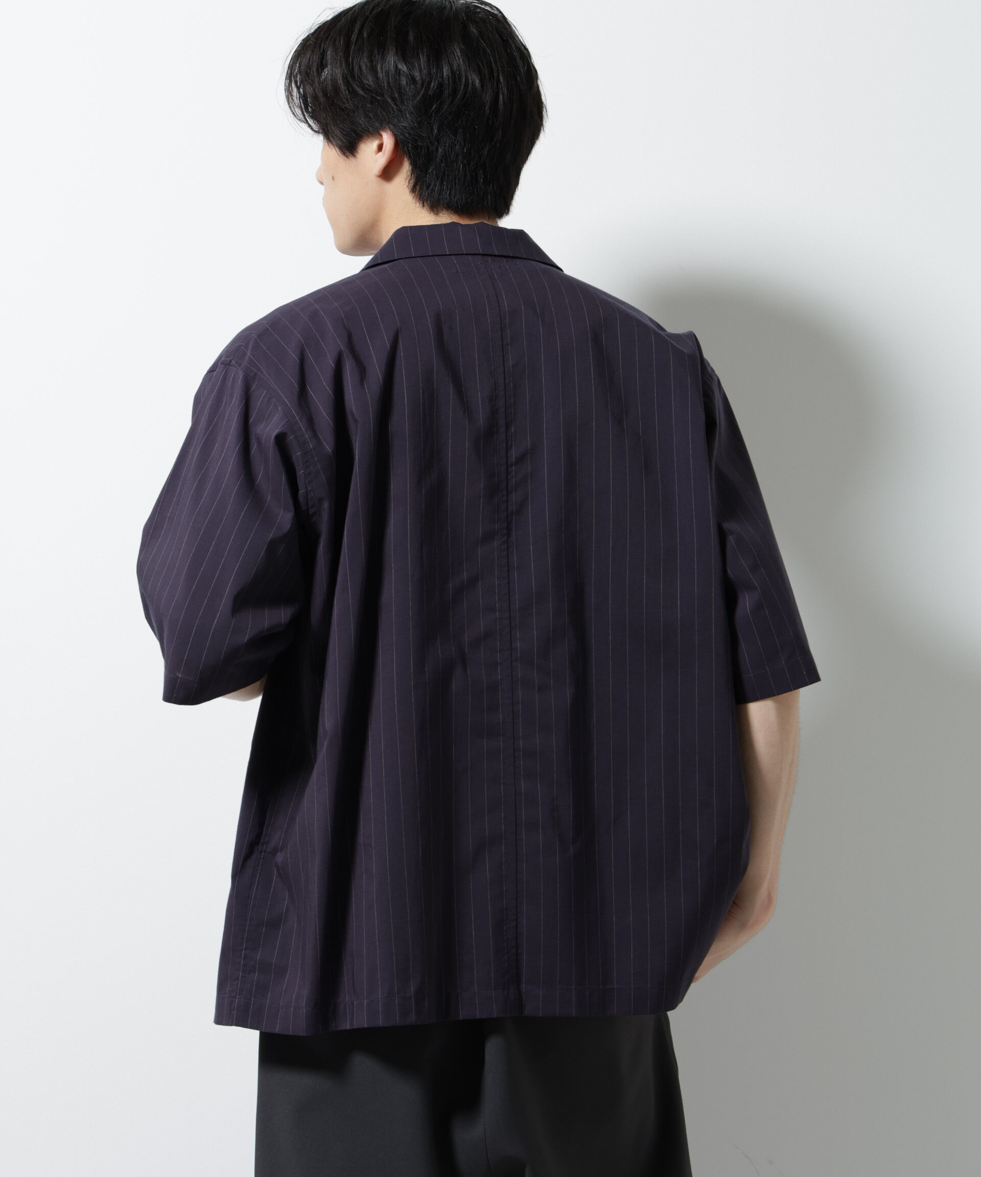 nano･universe「TEXBRID(R)シャツジャケット 半袖」|テーラードジャケット|