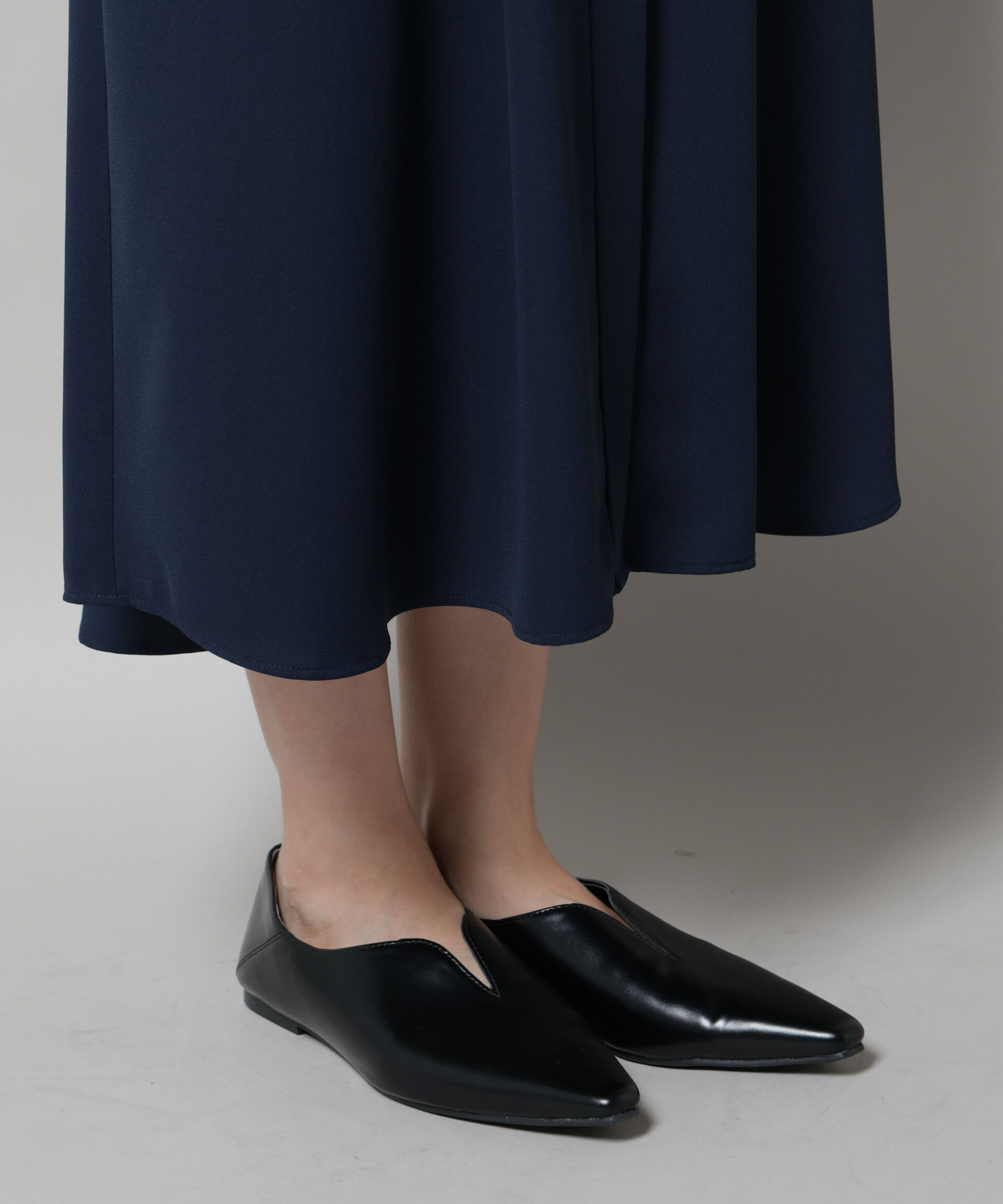 nano･universe「スタンドバイカラーベルト付きワンピース」|ワンピース|