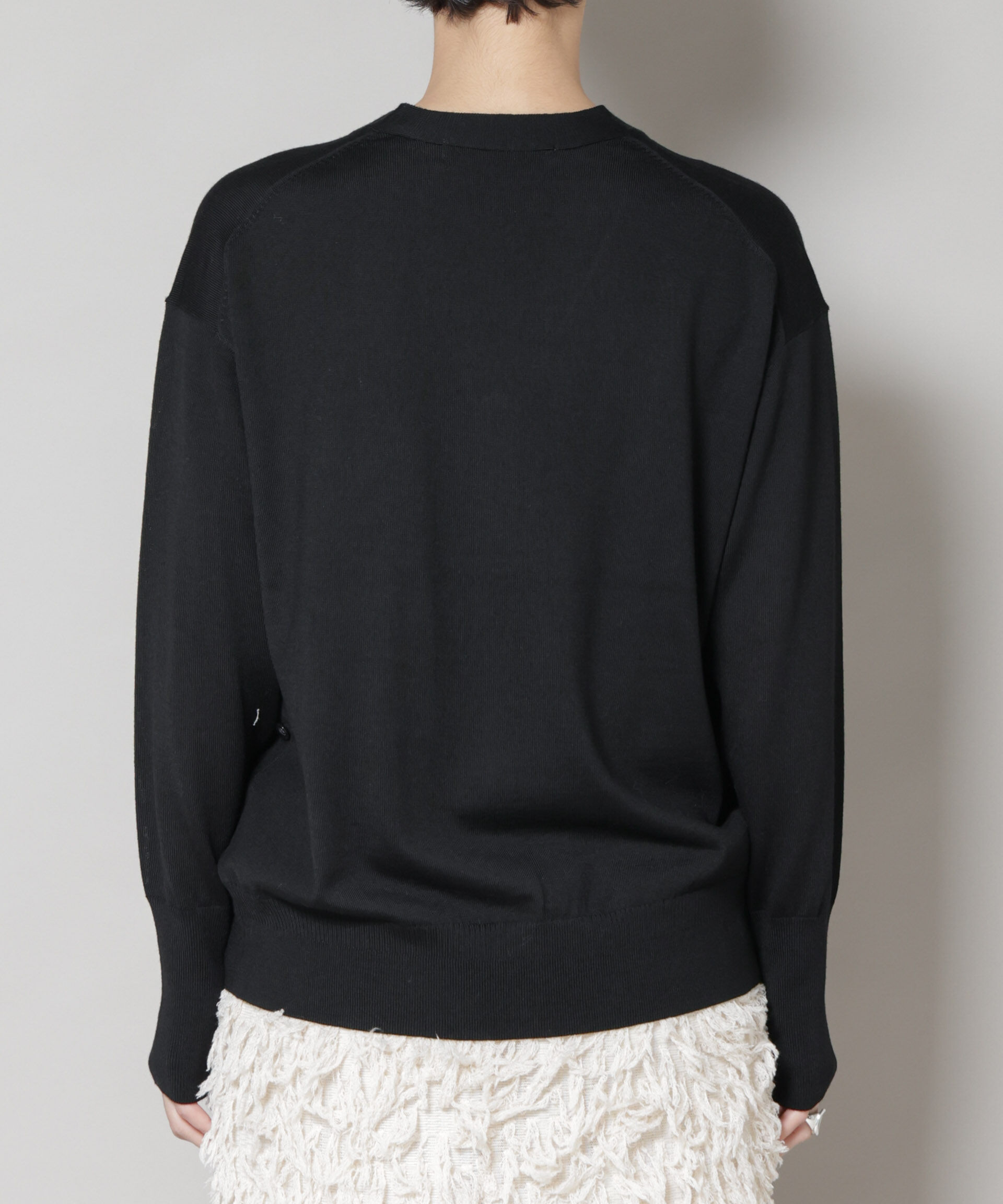 nano･universe「毛玉レスニット2wayカシュクールカーディガン」|ニット・セーター|